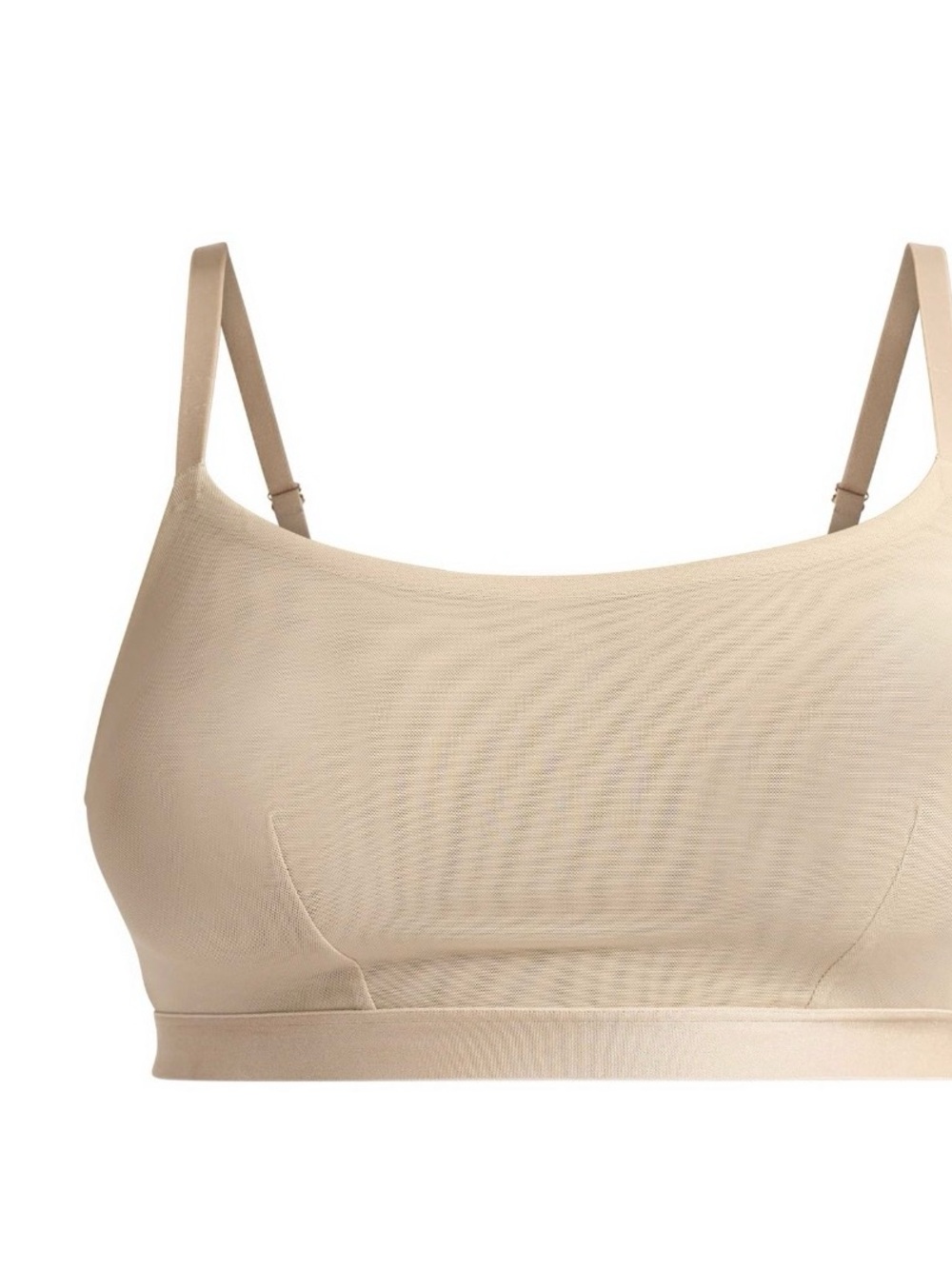 Joyspun Adobe Tan Adjustable Straps Double Layer Mesh Bralette - Picture 5 of 5